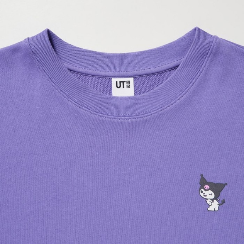 Sweats Uniqlo Sanrio characters Long-Sleeve Femme Violette | 4007646