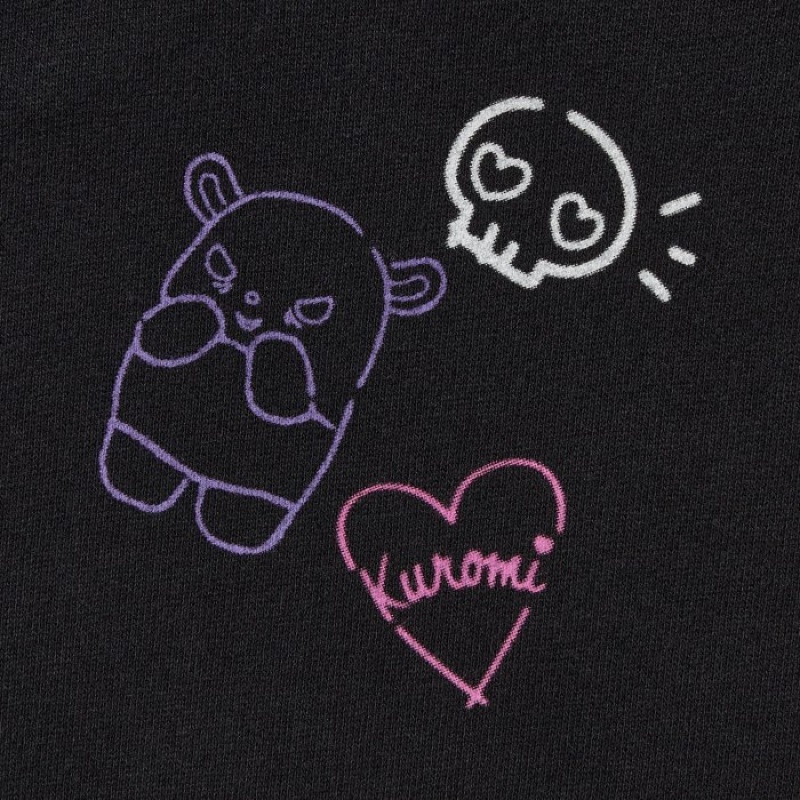Sweats Uniqlo Sanrio characters Long-Sleeve Femme Noir | 4167306