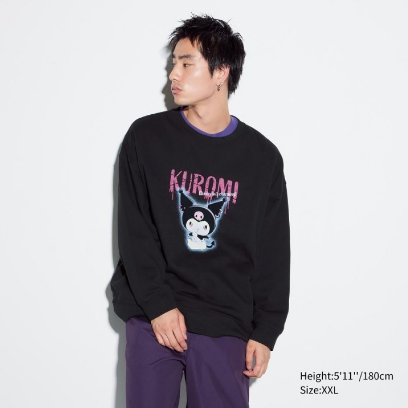 Sweats Uniqlo Sanrio characters Long-Sleeve Femme Noir | 4167306
