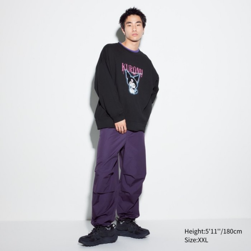 Sweats Uniqlo Sanrio characters Long-Sleeve Femme Noir | 4167306