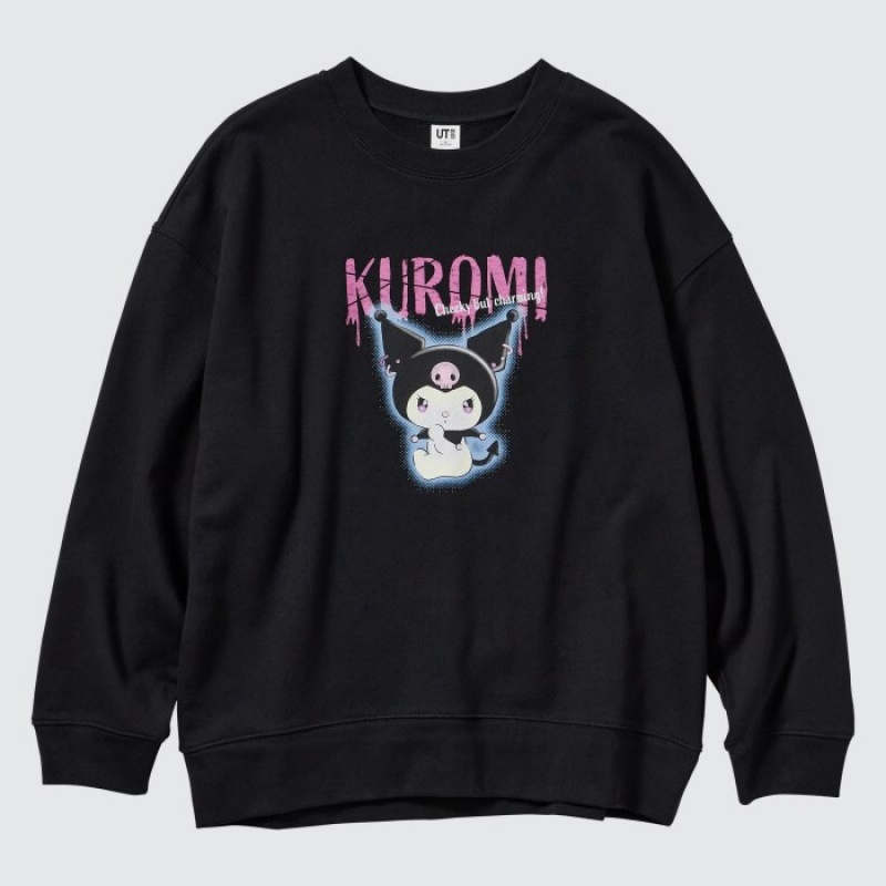 Sweats Uniqlo Sanrio characters Long-Sleeve Femme Noir | 4167306