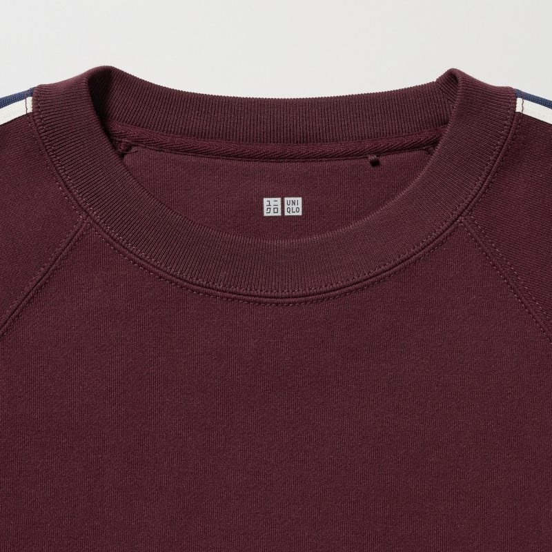 Sweats Uniqlo Side-stripe Homme Bordeaux | 7744161