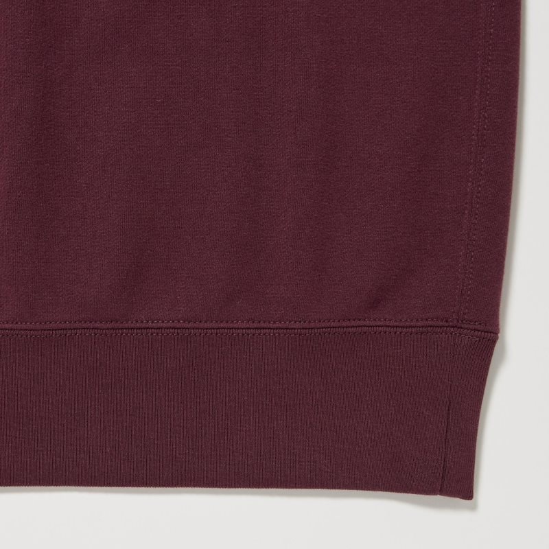 Sweats Uniqlo Side-stripe Homme Bordeaux | 7744161