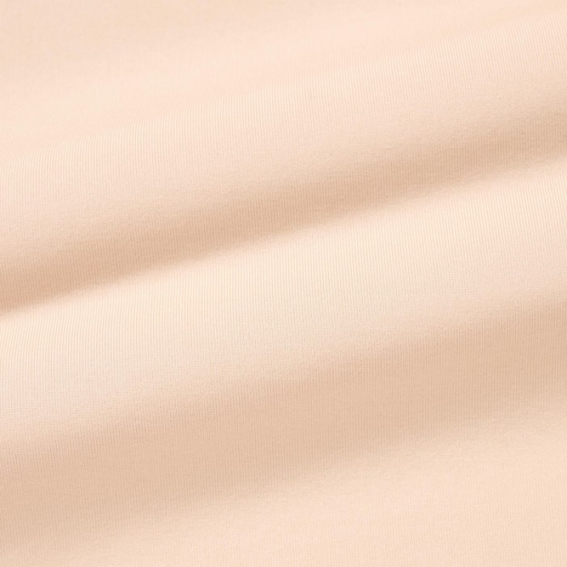 T Shirts Uniqlo AIRism Scoop Neck Short-Sleeve Femme Blanche | 3109142