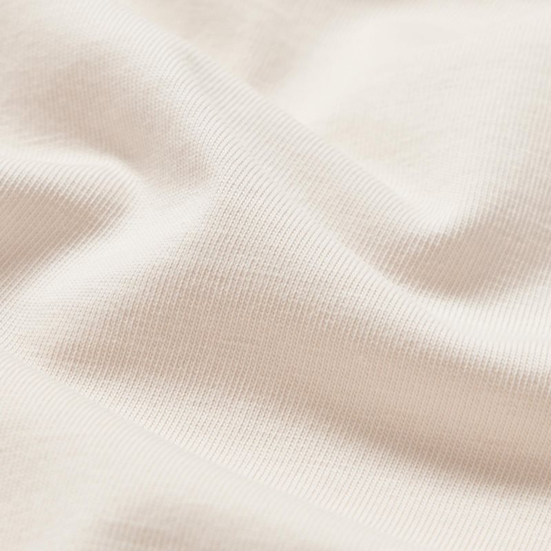 T Shirts Uniqlo Airism Cotton Uv Protection Crew Neck Long-sleeve Homme Beige | 1170637