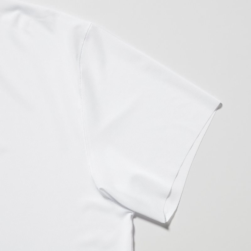 T Shirts Uniqlo Airism Mesh Anti-odor V-neck Homme Blanche | 9341977