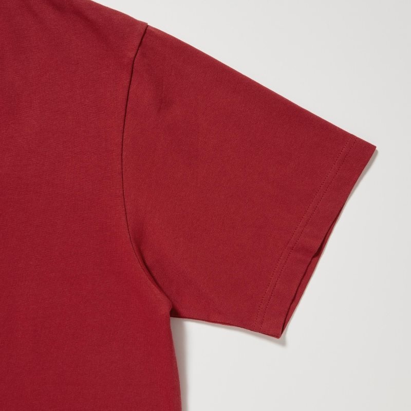 T Shirts Uniqlo Anime Gintama Ut Short-sleeve Graphic Homme Rouge | 8472662