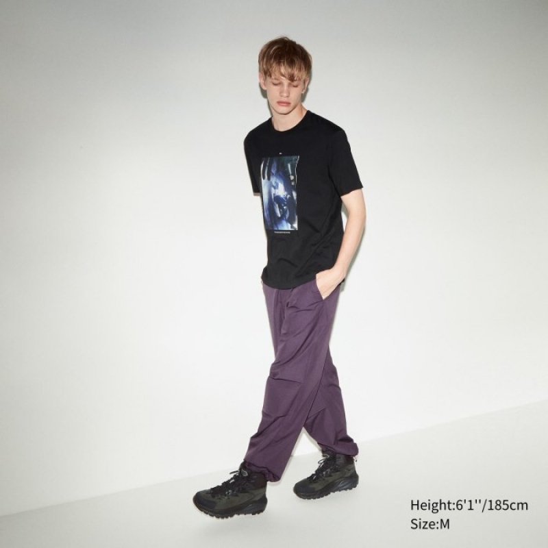 T Shirts Uniqlo Anime JUJUTSU KAISEN Season 2 UT Short-Sleeve Femme Noir | 2826482