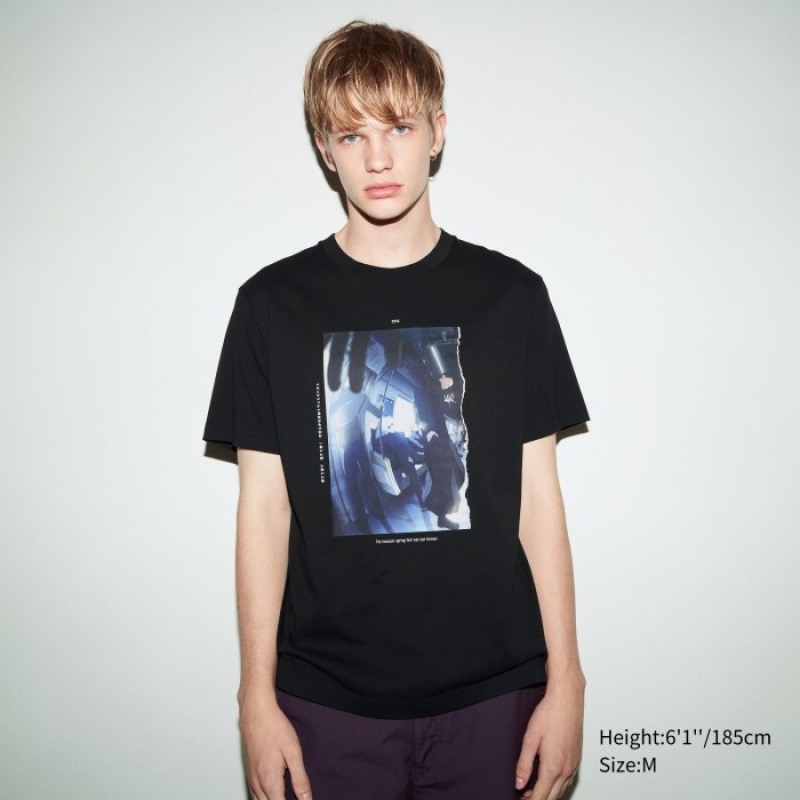 T Shirts Uniqlo Anime JUJUTSU KAISEN Season 2 UT Short-Sleeve Femme Noir | 2826482