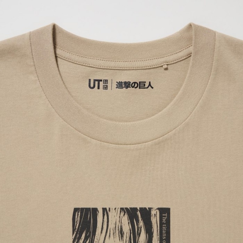 T Shirts Uniqlo Attack on Titan UT Short-Sleeve The 