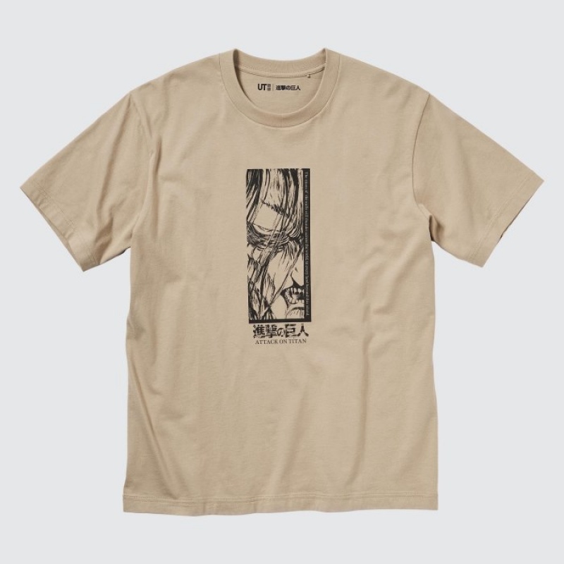 T Shirts Uniqlo Attack on Titan UT Short-Sleeve The \