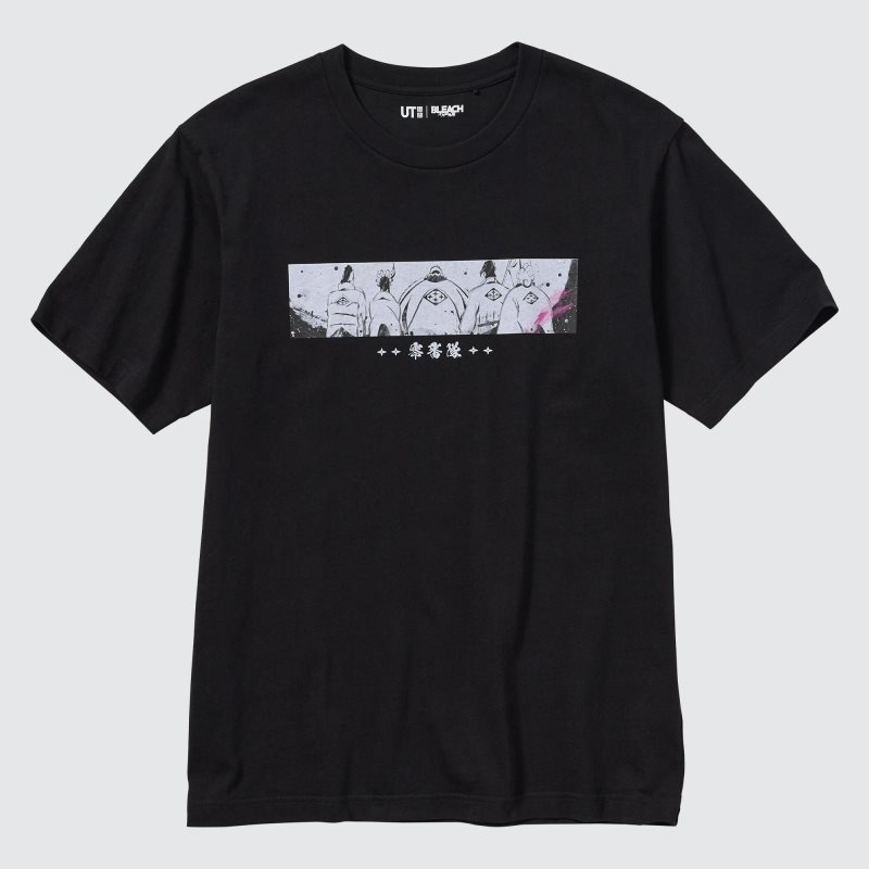 T Shirts Uniqlo Bleach: Thousand-year Blood War Ut Short-sleeve Graphic Homme Noir | 8355444