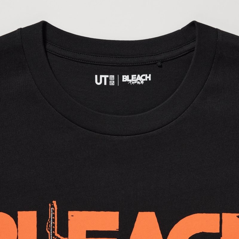 T Shirts Uniqlo Bleach: Thousand-year Blood War Ut Short-sleeve Graphic Homme Noir | 4374373