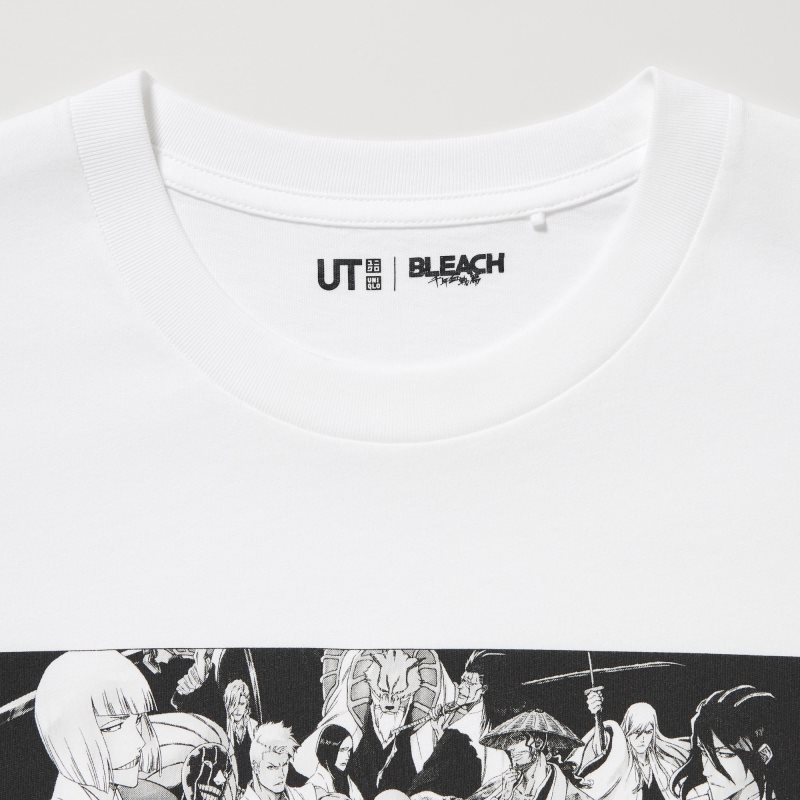 T Shirts Uniqlo Bleach: Thousand-year Blood War Ut Short-sleeve Graphic Homme Blanche | 6528928