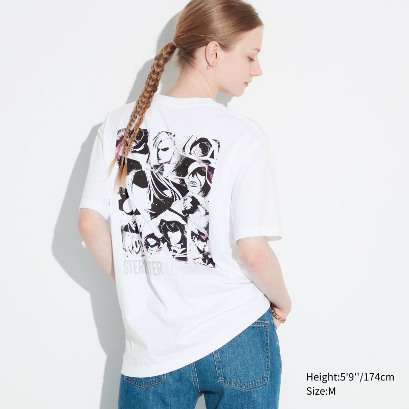 T Shirts Uniqlo Bleach: Thousand-year Blood War Ut Short-sleeve Graphic Homme Blanche | 9083187