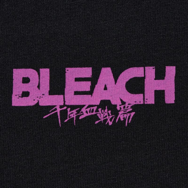 T Shirts Uniqlo Bleach: Thousand-year Blood War Ut Short-sleeve Graphic Homme Noir | 100612