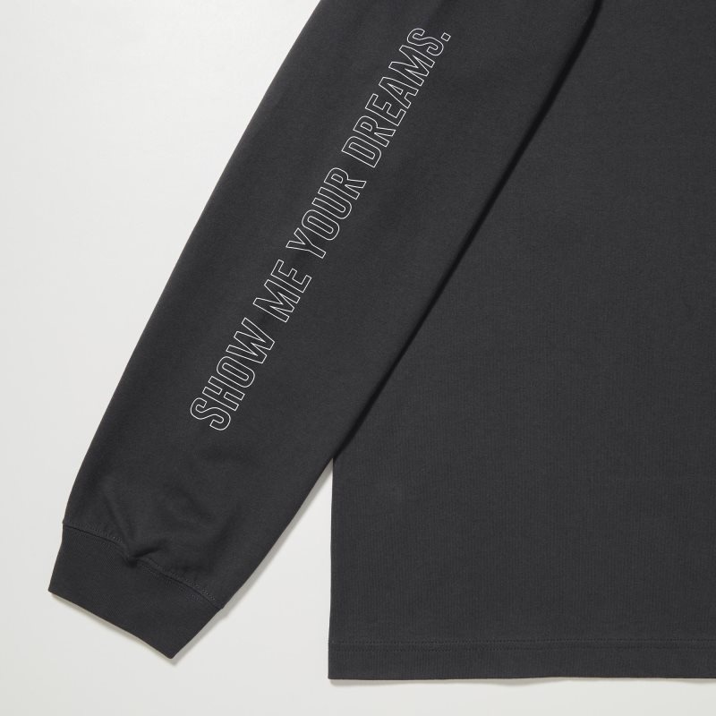 T Shirts Uniqlo Chainsaw Man × Kosuke Kawamura Ut Long-sleeve Graphic Homme Grise | 750621
