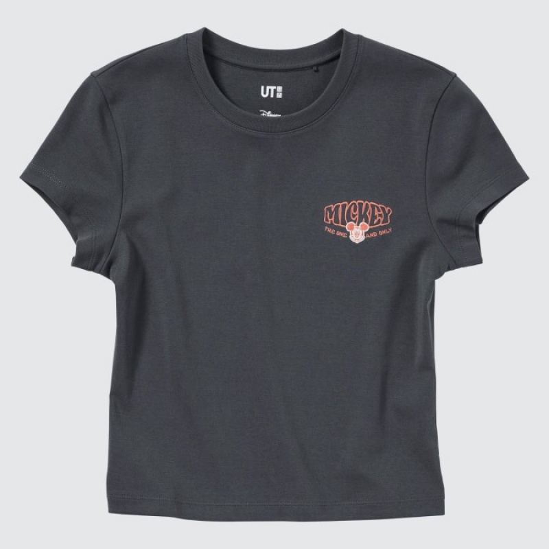T Shirts Uniqlo Collection UT Short-Sleeve Femme Grise | 7758051
