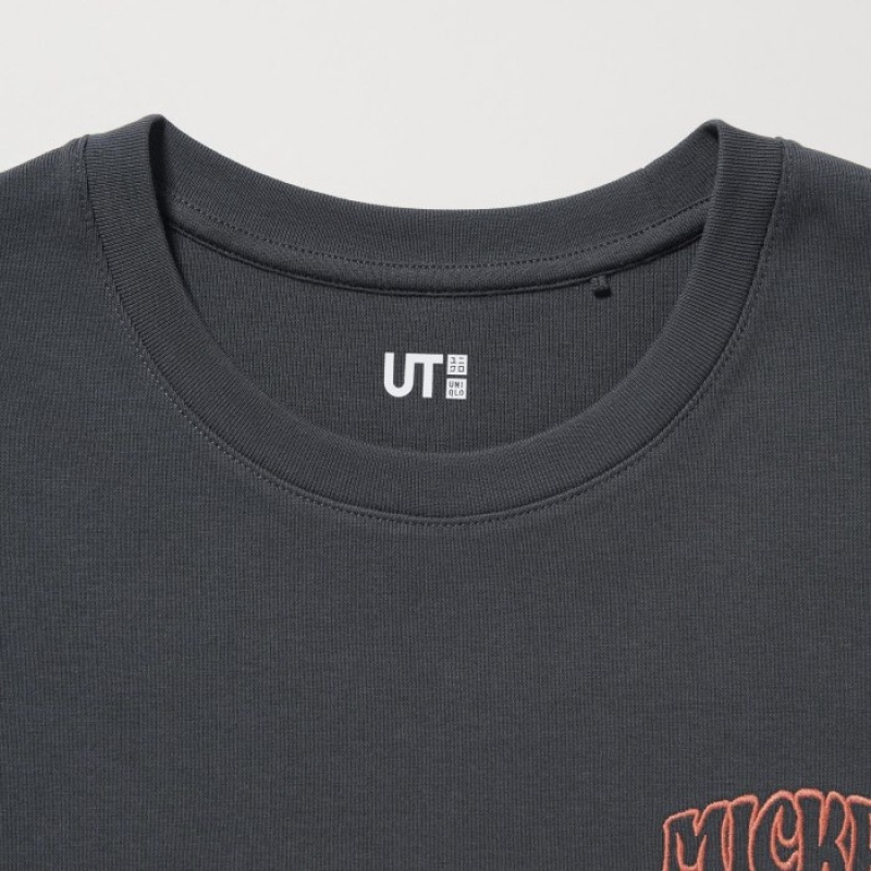 T Shirts Uniqlo Collection UT Short-Sleeve Femme Grise | 7758051