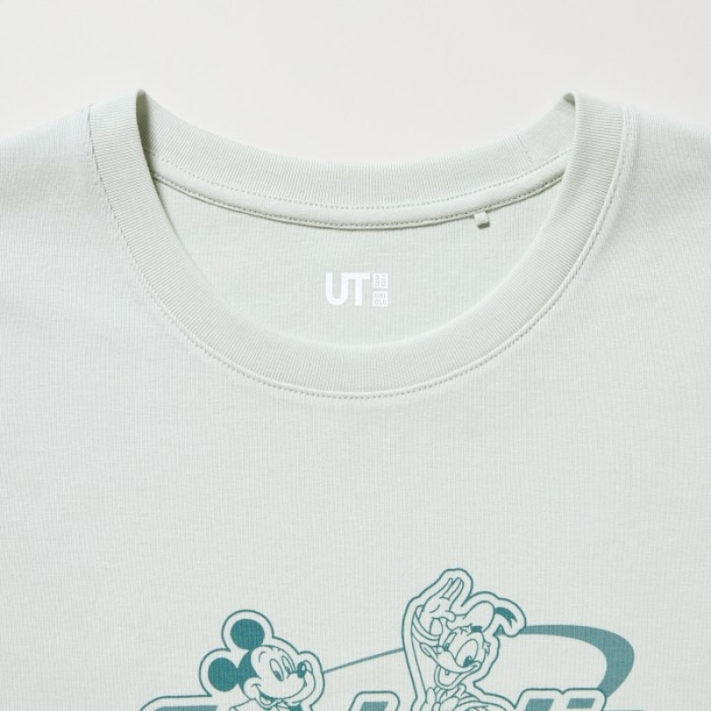 T Shirts Uniqlo Collection UT Short-Sleeve Femme Vert | 5855192