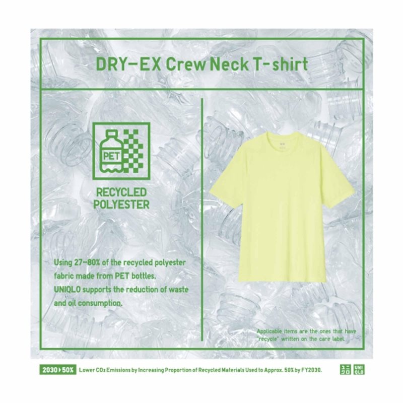 T Shirts Uniqlo DRY-EX Crew Neck Short-Sleeve Printed Homme Blanche | 4645557