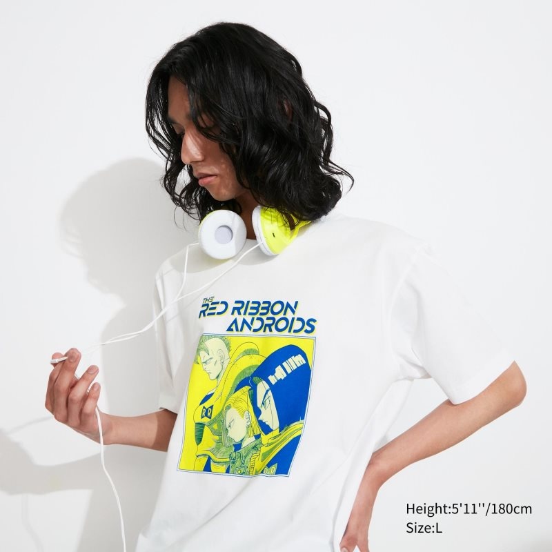 T Shirts Uniqlo Dragon Ball Ut Short-sleeve Graphic Homme Blanche | 3737925