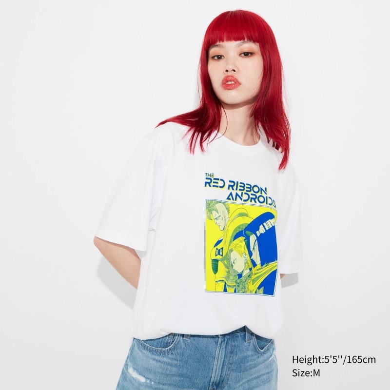 T Shirts Uniqlo Dragon Ball Ut Short-sleeve Graphic Homme Blanche | 3737925