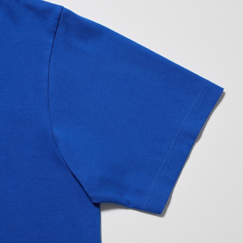 T Shirts Uniqlo Dragon Ball Ut Short-sleeve Graphic Homme Bleu | 4889625