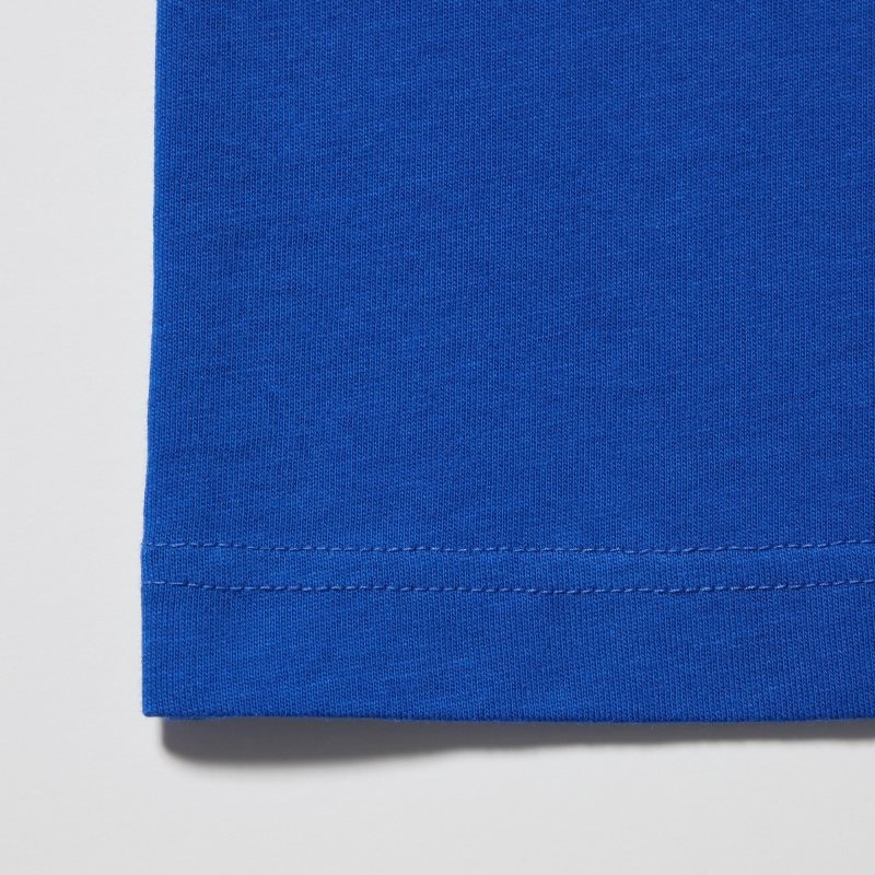 T Shirts Uniqlo Dragon Ball Ut Short-sleeve Graphic Homme Bleu | 4889625