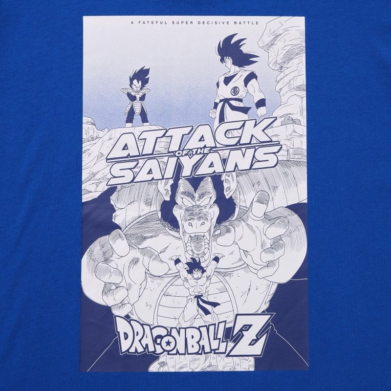 T Shirts Uniqlo Dragon Ball Ut Short-sleeve Graphic Homme Bleu | 4889625