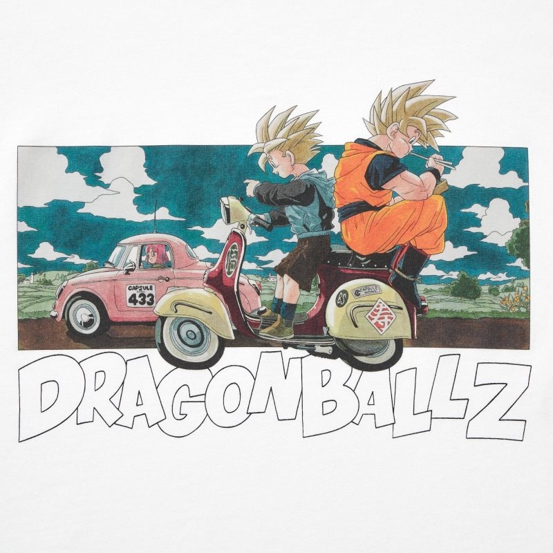 T Shirts Uniqlo Dragon Ball Ut Short-sleeve Graphic Homme Blanche | 6348898