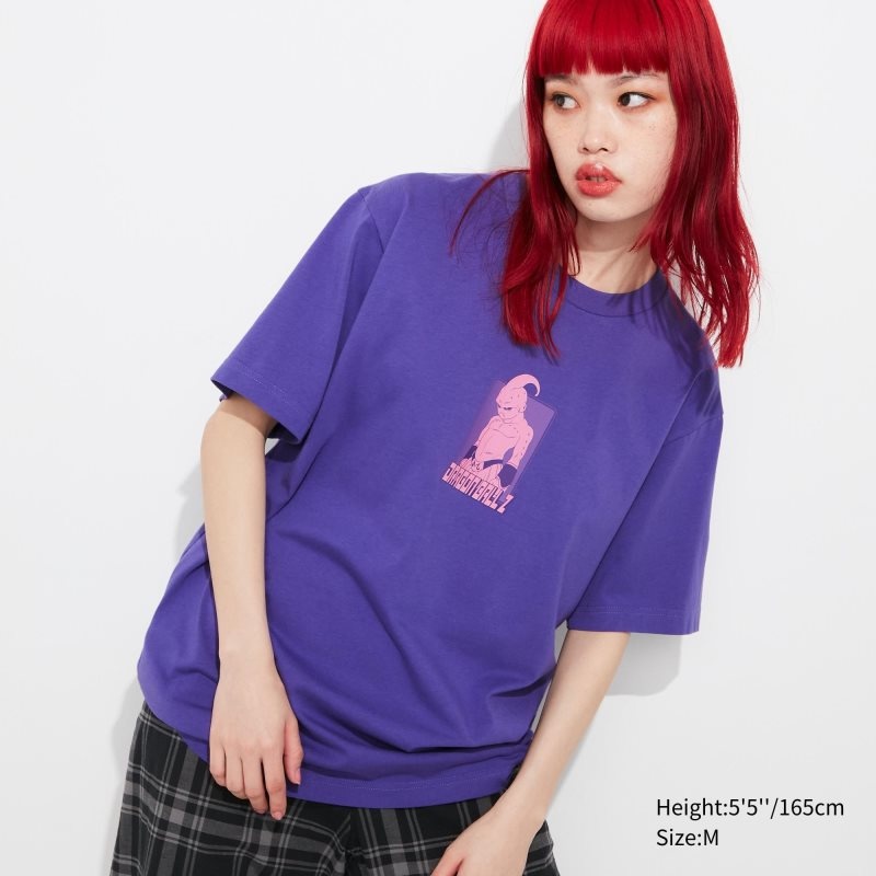 T Shirts Uniqlo Dragon Ball Ut Short-sleeve Graphic Homme Violette | 5894901