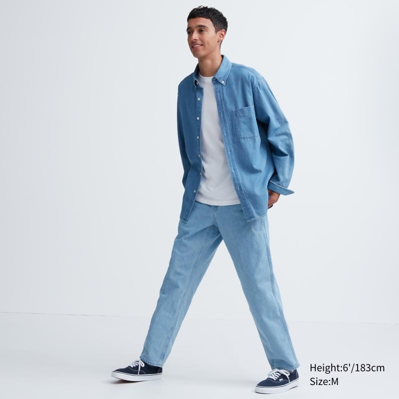 T Shirts Uniqlo Dry Crew Neck Short-sleeve Color Homme Blanche | 1960077