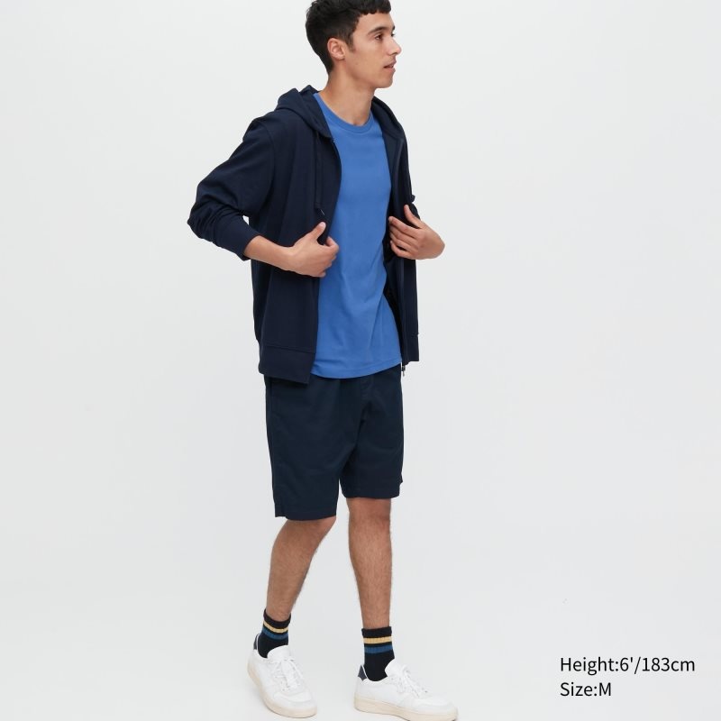 T Shirts Uniqlo Dry Crew Neck Short-sleeve Color Homme Jaune | 311103