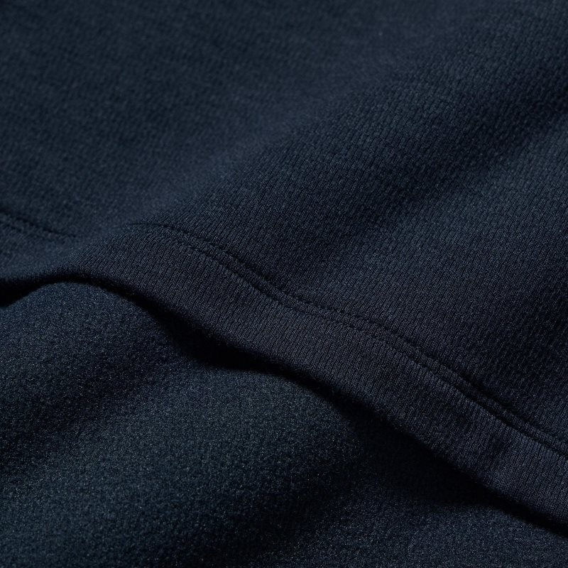 T Shirts Uniqlo HEATTECH Ultra Warm Crew Neck Long-Sleeve Homme Bleu Marine | 2404801