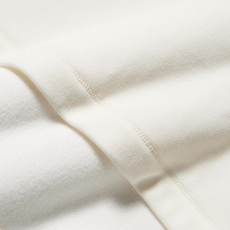 T Shirts Uniqlo HEATTECH Ultra Warm High Neck Femme Blanche | 445262