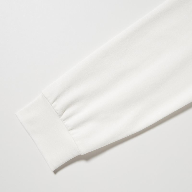 T Shirts Uniqlo Heattech Cotton Crew Neck Extra Warm Homme Blanche | 3894463