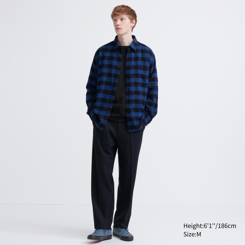 T Shirts Uniqlo Heattech Cotton Waffle Crew Neck Extra Warm Homme Noir | 8710819