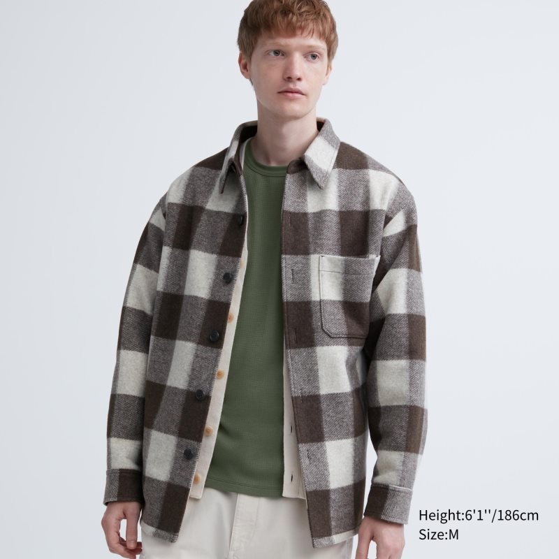 T Shirts Uniqlo Heattech Cotton Waffle Crew Neck Extra Warm Homme Vert Olive | 3877438