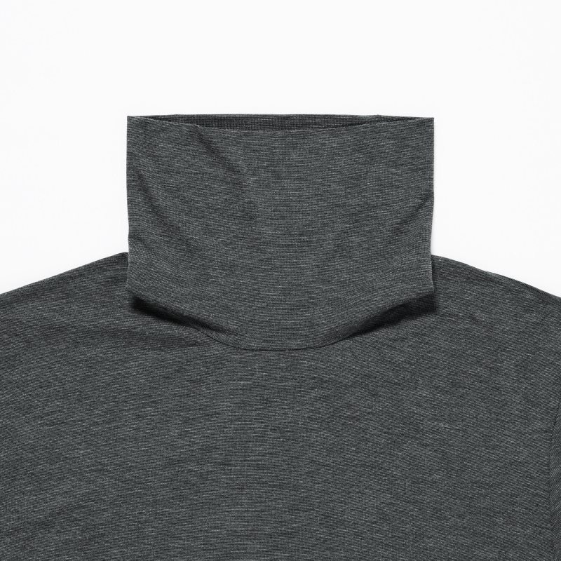 T Shirts Uniqlo Heattech Turtleneck Homme Noir | 6884113