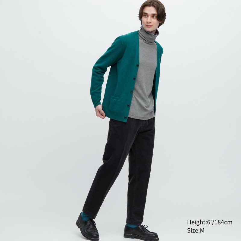 T Shirts Uniqlo Heattech Ultra Warm Turtleneck Long-sleeve Homme Grise | 1169224