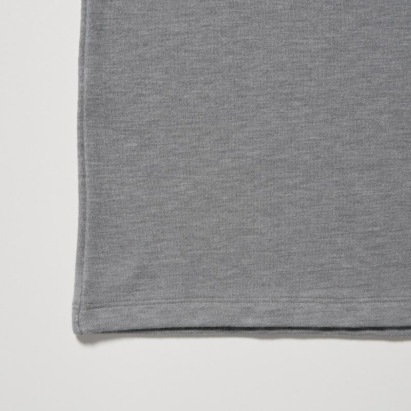 T Shirts Uniqlo Heattech Ultra Warm Turtleneck Long-sleeve Homme Grise | 1169224