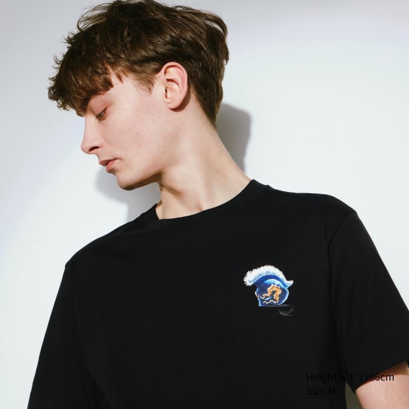 T Shirts Uniqlo Introduction Of Detective Conan Case Closed Ut Short-sleeve Graphic Homme Noir | 2161403