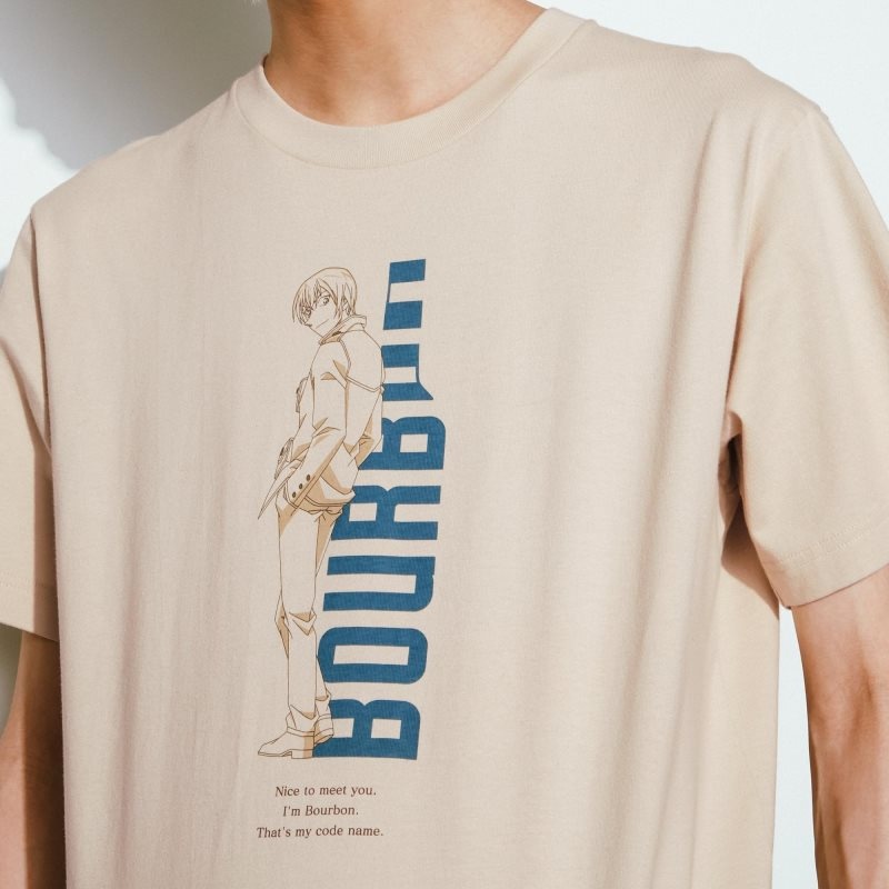 T Shirts Uniqlo Introduction Of Detective Conan Case Closed Ut Short-sleeve Graphic Homme Beige | 1687556