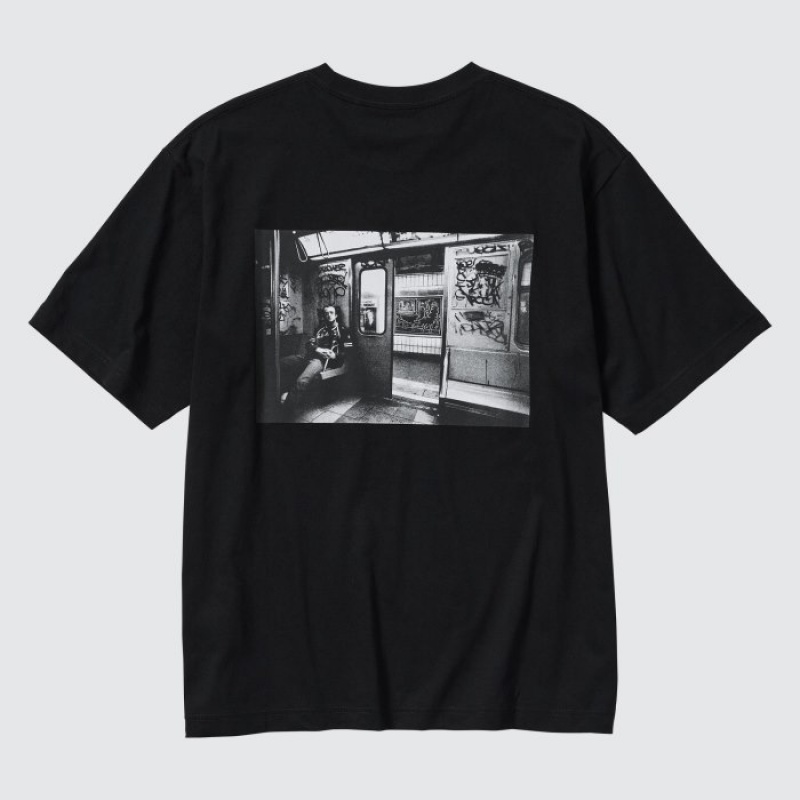 T Shirts Uniqlo Keith Haring UT Short Sleeve Femme Noir | 7887461