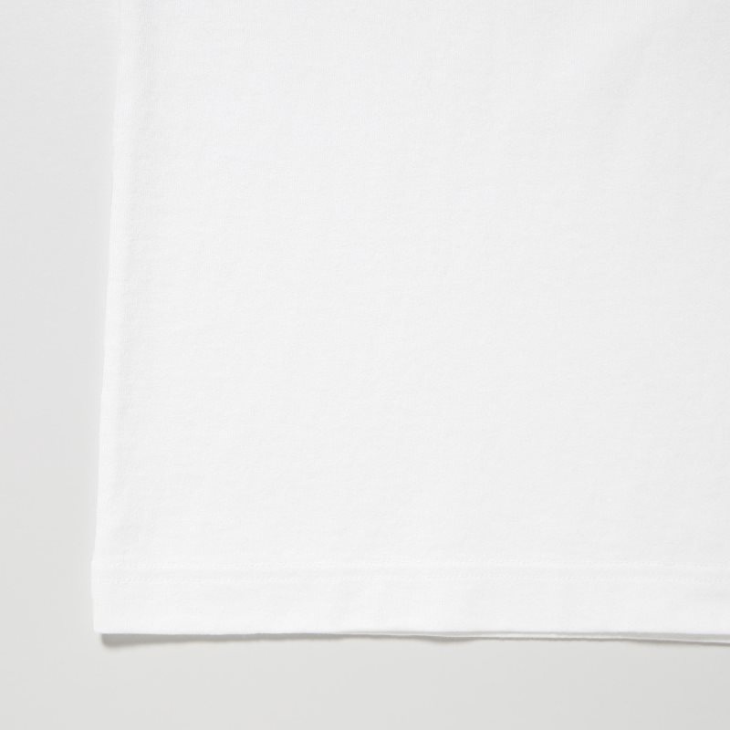 T Shirts Uniqlo L.A. Eats Ut Oversized Short-sleeve Graphic Burger She Wrote Homme Blanche | 4179607