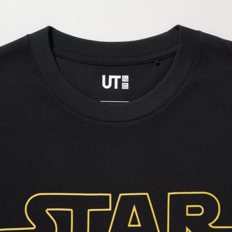 T Shirts Uniqlo MAGIC FOR ALL FOREVER UT Short-Sleeve Femme Noir | 5885787