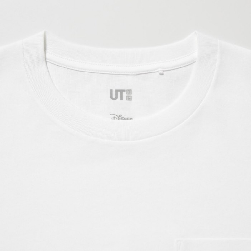 T Shirts Uniqlo MAGIC FOR ALL FOREVER UT Short-Sleeve Femme Blanche | 7528792