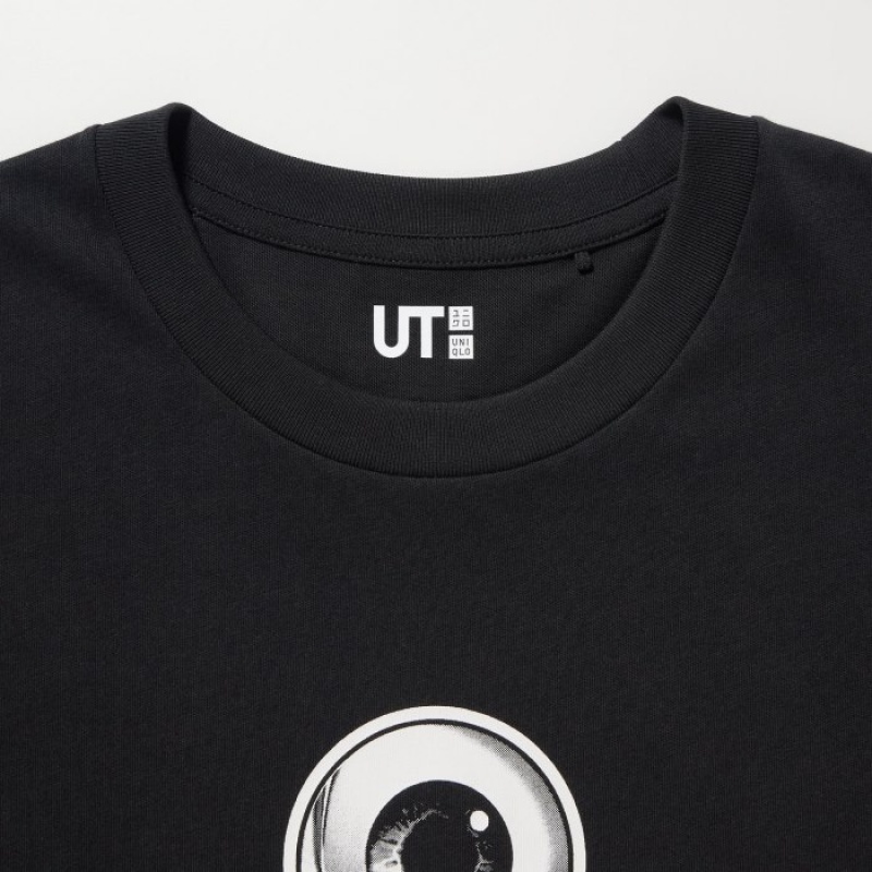 T Shirts Uniqlo MAGIC FOR ALL FOREVER UT Short-Sleeve Femme Noir | 9740392