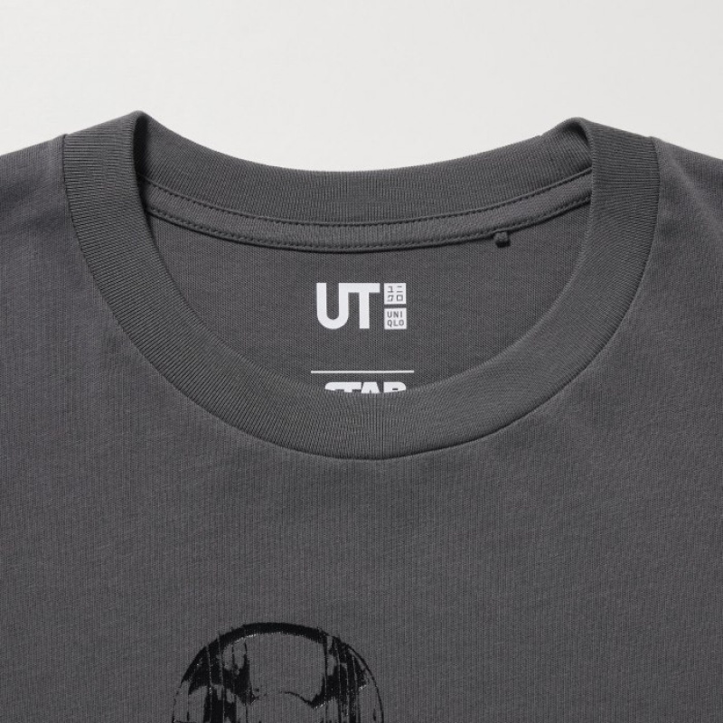 T Shirts Uniqlo MAGIC FOR ALL FOREVER UT Short-Sleeve Femme Grise | 3452898